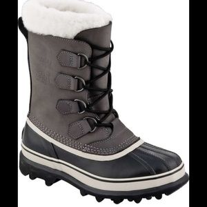 Sorel grey caribou boots